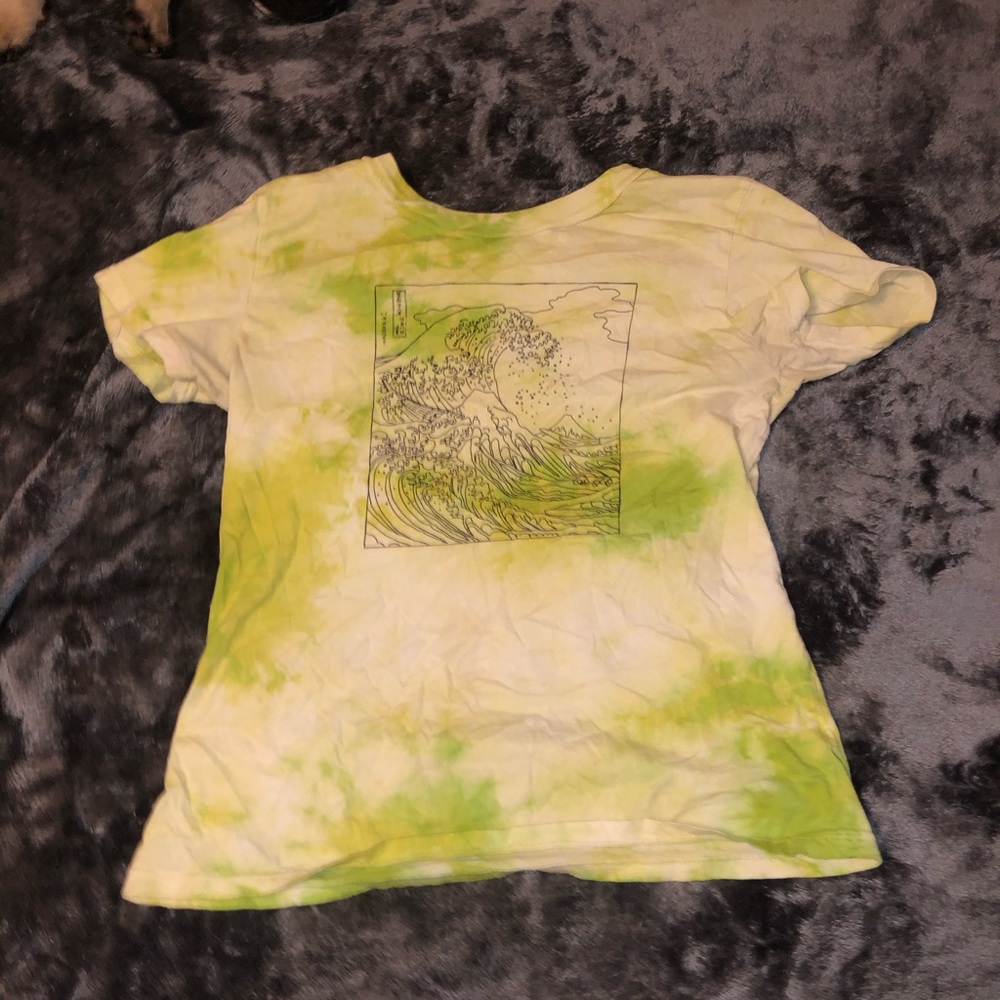 pacsun graphic wave tee-shirt